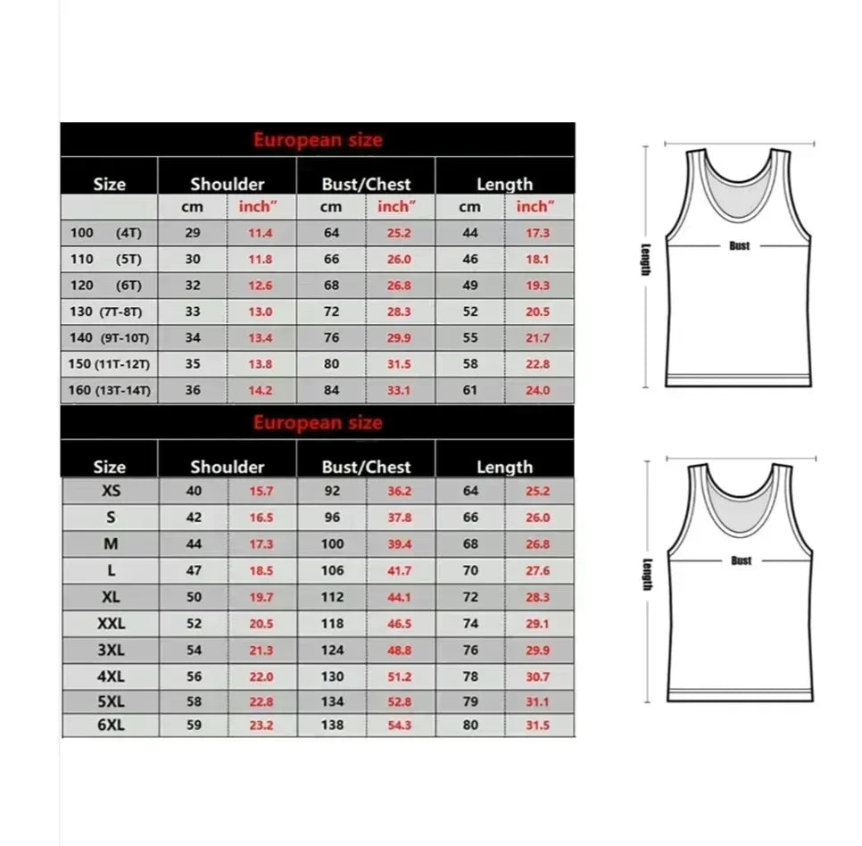 2026 Summer Dragon Ball Goku Oversized Anime Print Men's Sleeveless T-Shirts Workout Vest Summer Quick-dry Lightweight