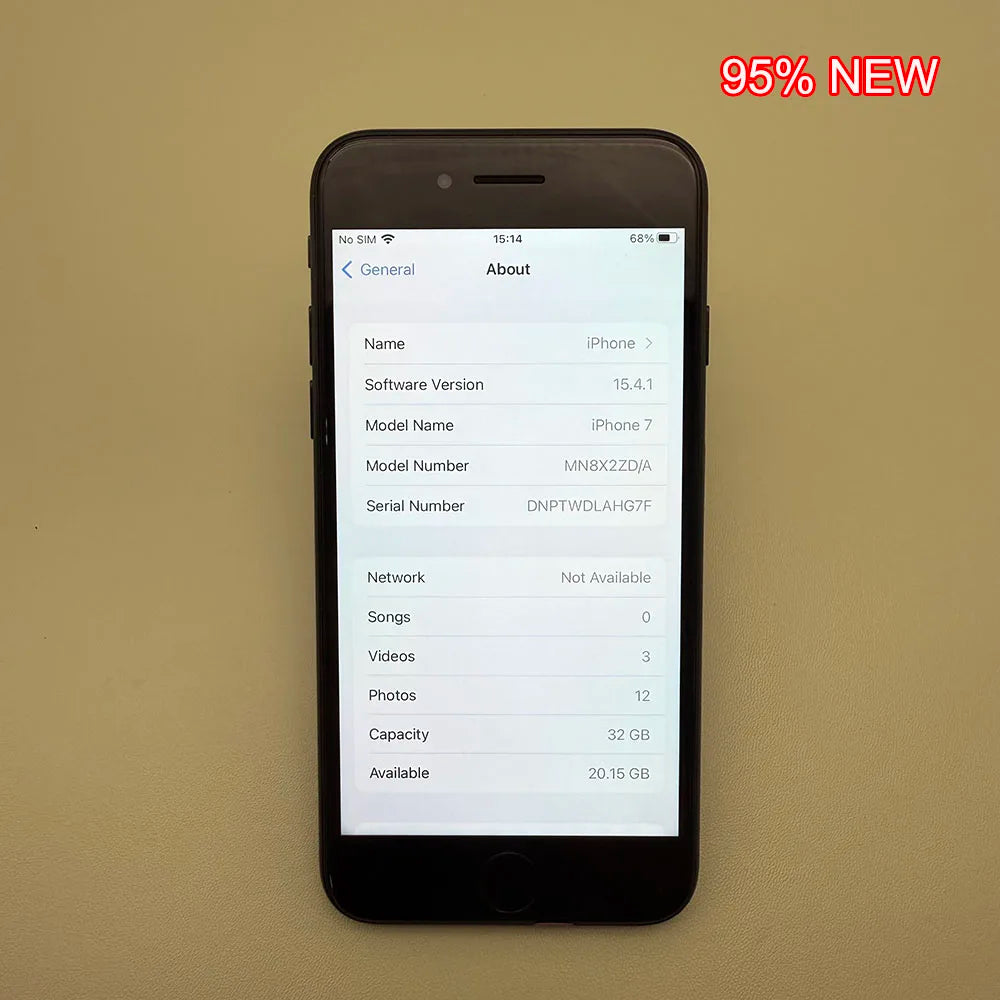 Original Unlocked Apple iPhone 7 4G LTE Mobile Cellphone 4.7'' 12MP Fingerprint Touch ID Smartphone