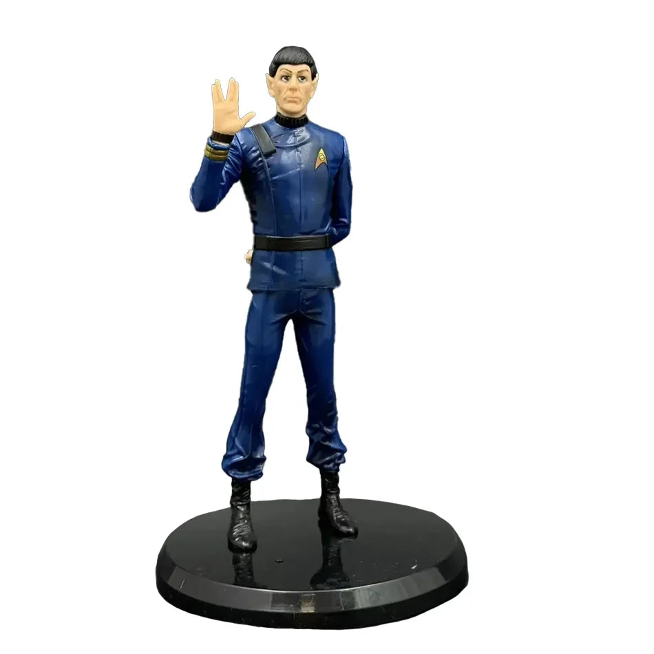 2 styles Star Trek Anime Figures PVC Model Spock Figure Action Model Toys Desktop Car Ornaments Model Gifts