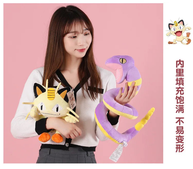 POKEMON Original Plush Toy Gengar Mimikyu Pikachu Charizard Genuine Kawaii Plush Doll Soft Cute Cartoon Piplup Toy for Kids Gift