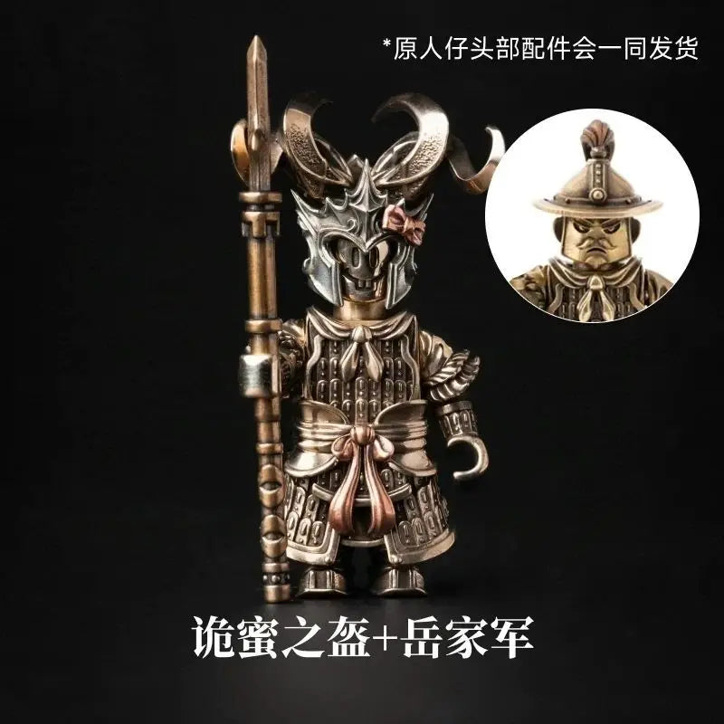 2026 Big Player Series Strange Helmet DIY Head Magnetic Detachable Metal Figurine Desktop Decoration Cultural Creative Souvenir