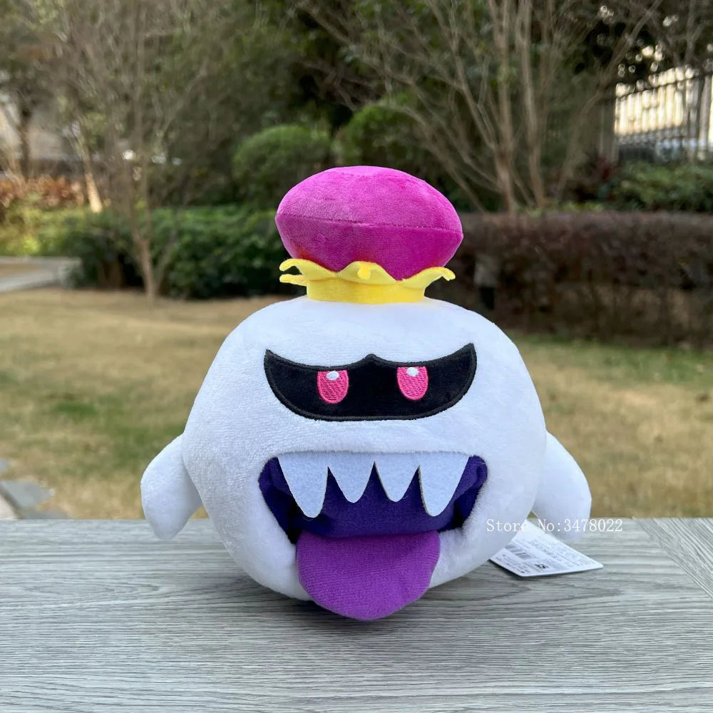 8" Super Mario Bros Plush King Boo Ghost Cool Stuffed Toy Soft Doll Xmas Gift