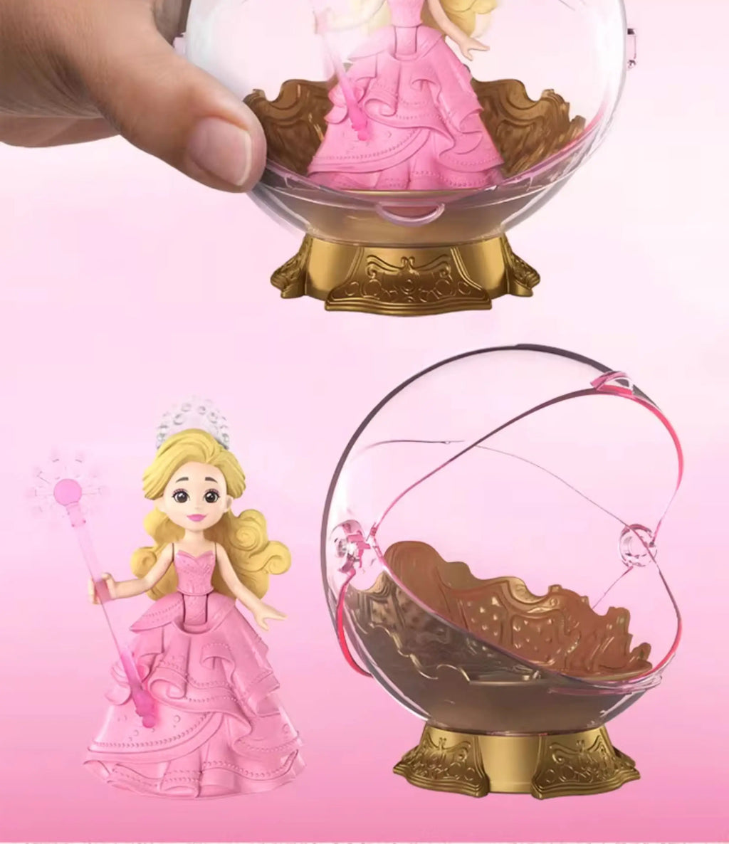 New Barbie Wicked Movie Surroundings Elphaba Glinda Surprise Ball Mini Bubble Spinning Small Doll Series Blind Box Toy Gift