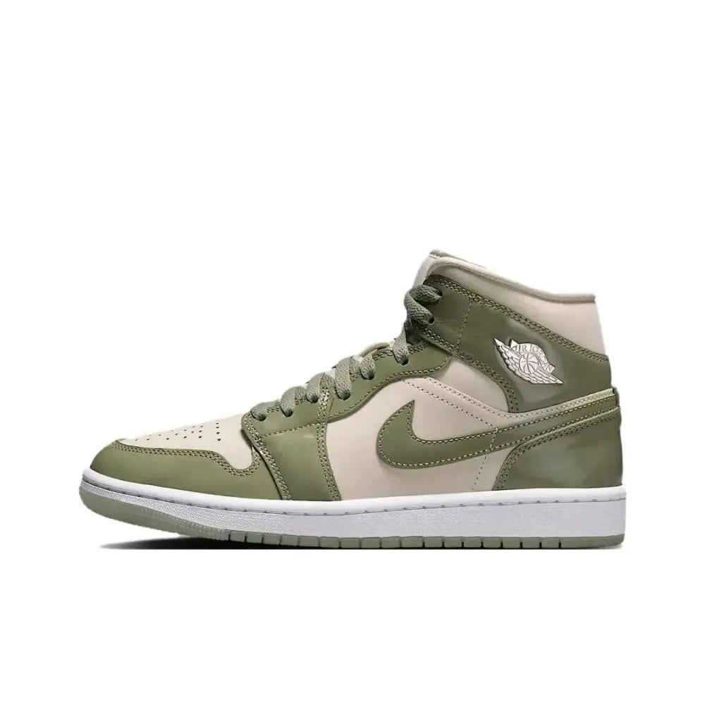 Nike Air Jordan 1 Mid Basketball Shoe Unisex - Classic Iconic Basketball Sneaker Comfortable and Versatile DQ8426-105