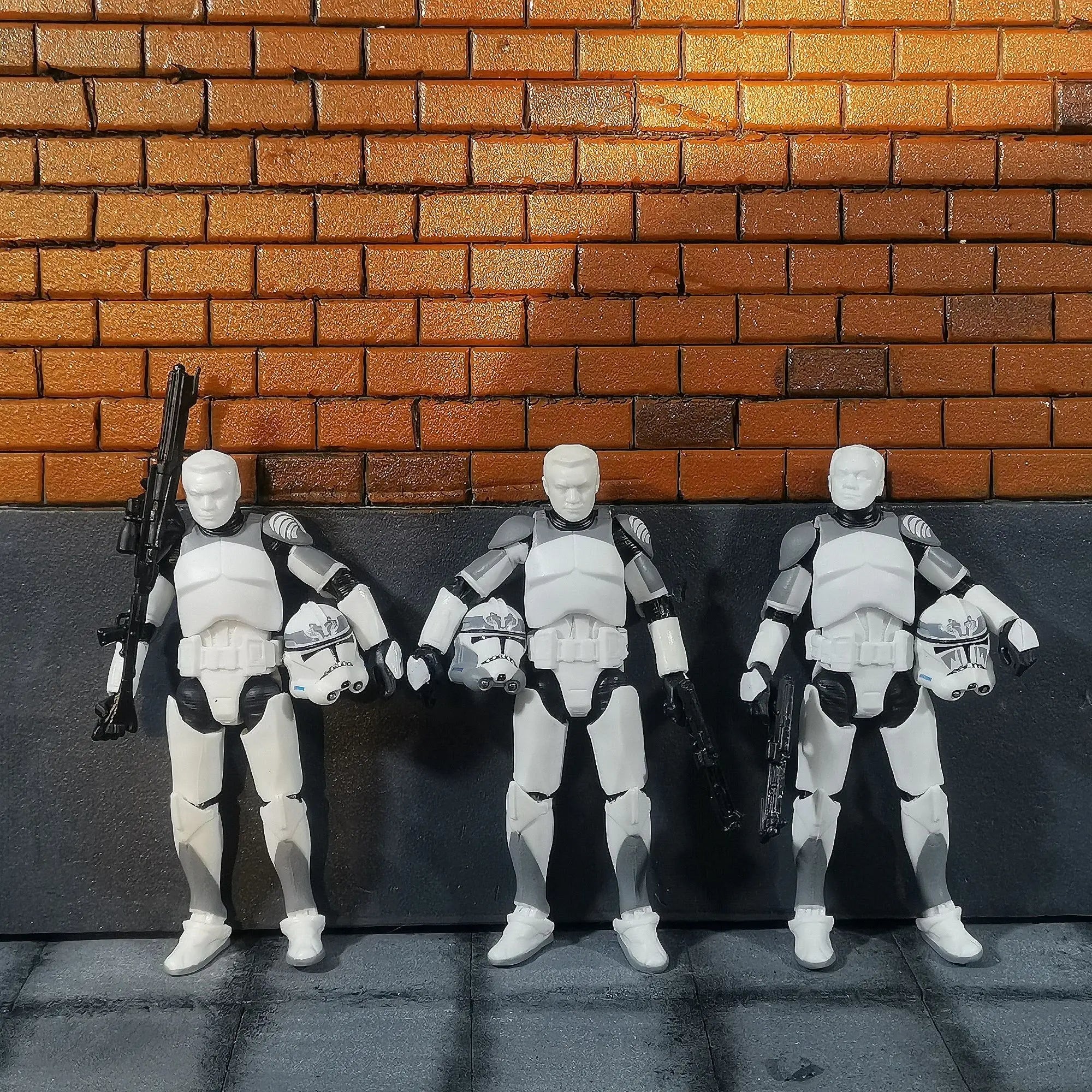 Star Wars 3.75 Inch Trooper 1/18 501st Legion Action Figure Hardcase REX Anakin Dogma Tup Toys Model Loose