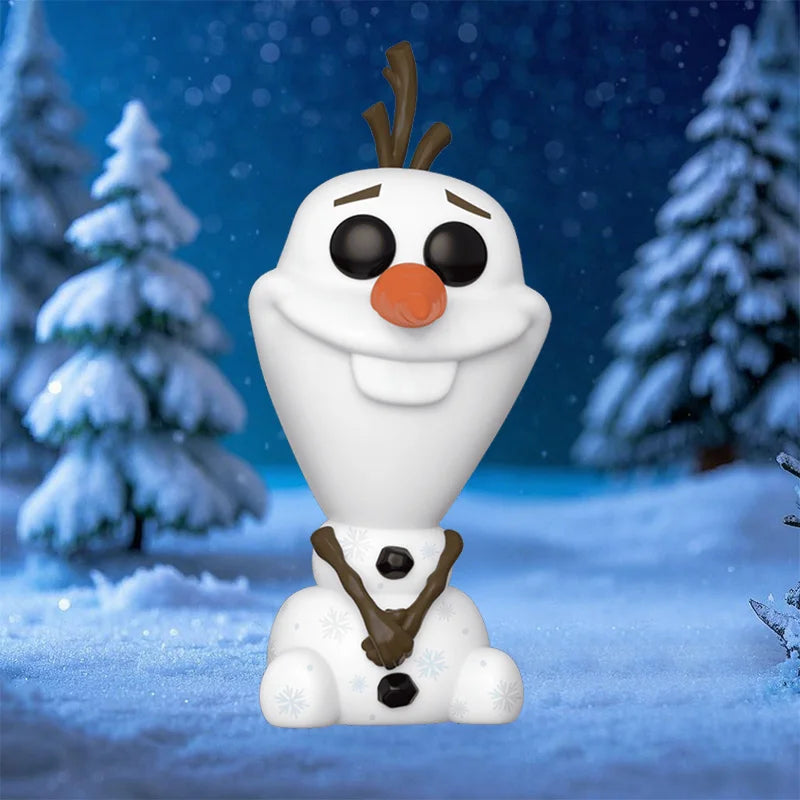 Frozen Series Elsa Action Figures Funko Pop Anime Disney Anna Olaf Figure Collectible Decoration Limited Edition Model Gifts