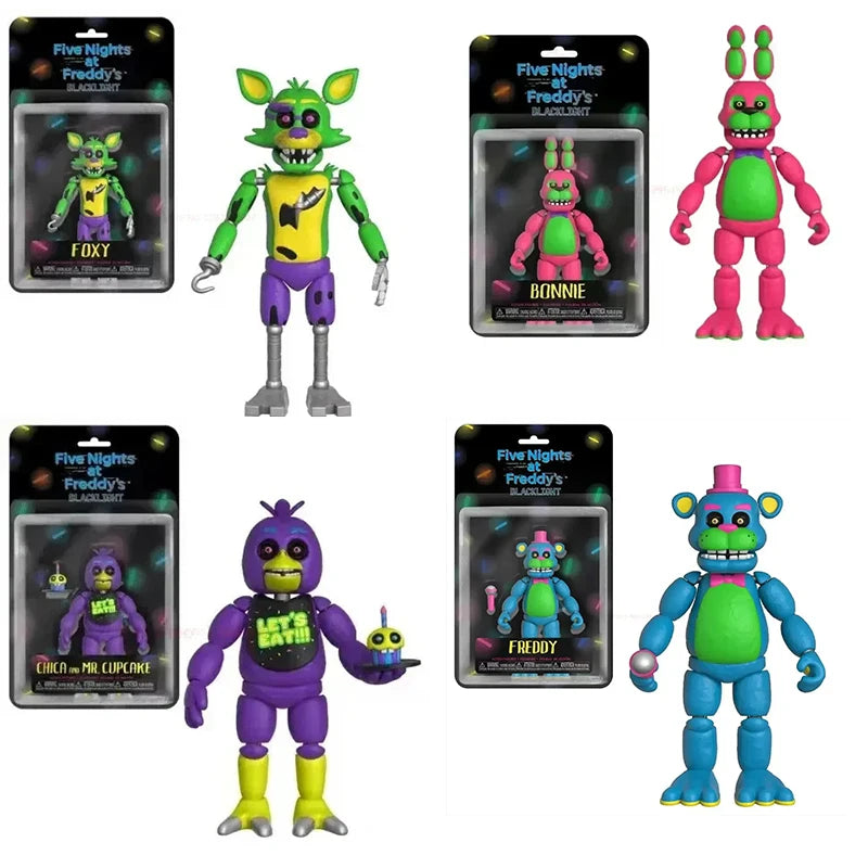 Fnaf Bear Midnight Harem Five Nights Joint Movable Detachable Game Action Figure At Five Nights Security Breach Model Kids Toy