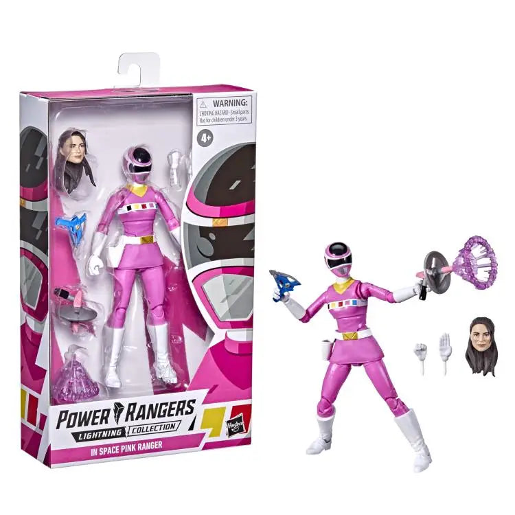Power Rangers Lightning Collection Zeo Yellow Ranger in Space Phantom Ranger Pink Ranger Dino Charge Green Ranger Action Figures