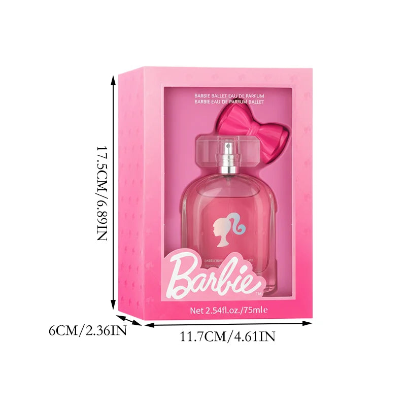MINISO Barbie Pink Floral Eau De Parfum for Women 50ml/1.69oz 75ml/2.54oz - Fragrance Gift for Daughters Or Girlfriends