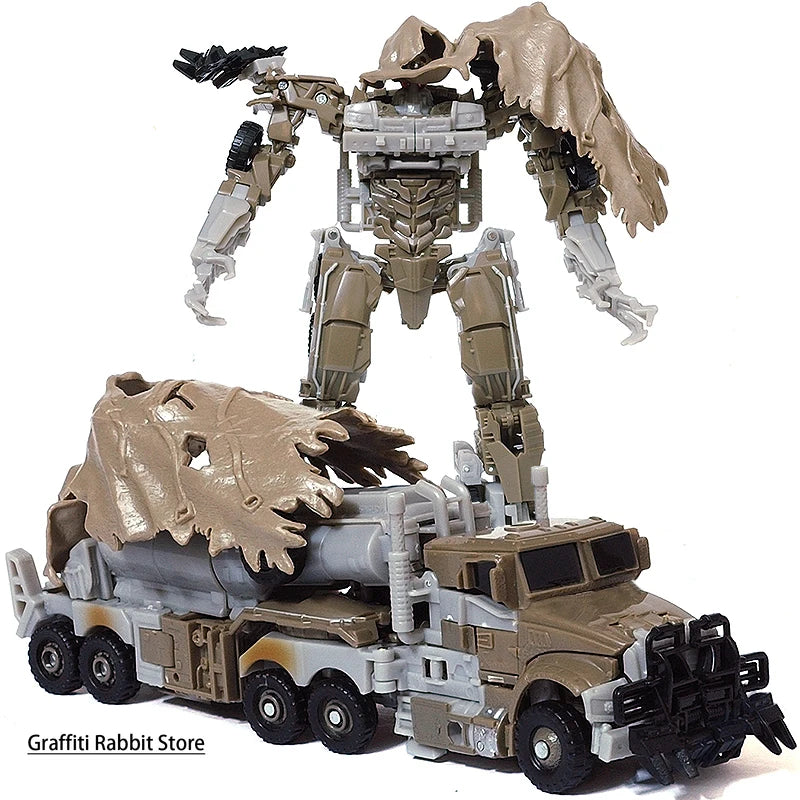 HZX H606 G1 Transformation Action Figure Toy Starscream Model 18cm ABS Movable Joints Statue Deformation Car Robot NO BOX