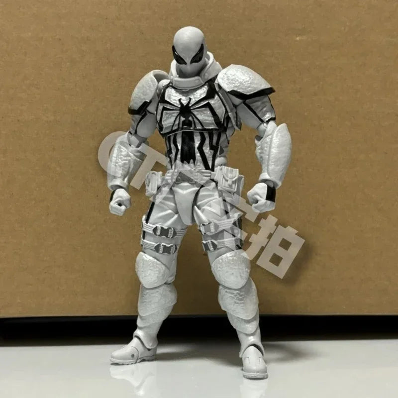 In Stock CT Toys SHF Spider Man KO Revoltech Amazing Yamaguchi Agent Anti Venom Spider Man Venom Anime Action Figures Model