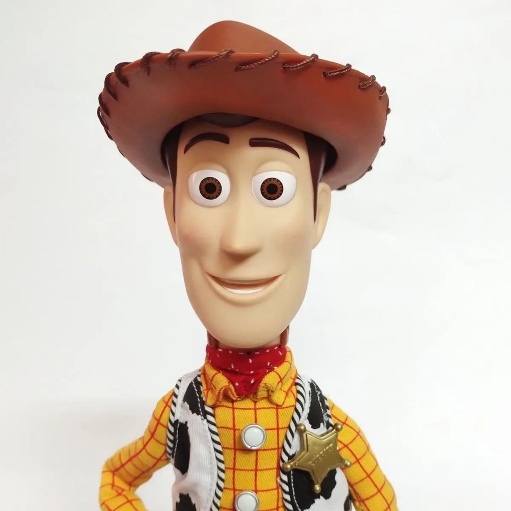 Hot 40cm Disney Pixar Toy Story Woody Action Figures English Movie Sound Character Doll Cloth Cowboy Birthday Gift For Children