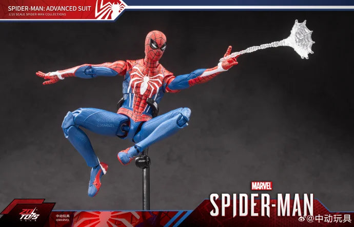 Marvel Avengers Spider-Man Speed Suit Action Figure Toy Display Case Poseable Model Figurine Collectible Birthday Gift