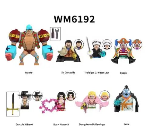 One Piece OP Luffy Sanji Zoro Nami Ace Monkey·D·Garp Anime Mini Man Figure