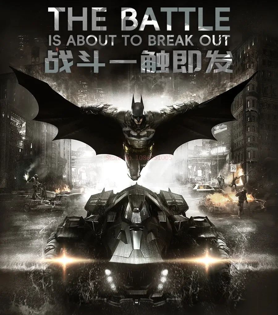 F5 ROUNDD CULTURE Batman: Arkham Knight Deathstroke Red Hood Anime Figure Blind Box Assemble Movable Model Toys Collection Gifts