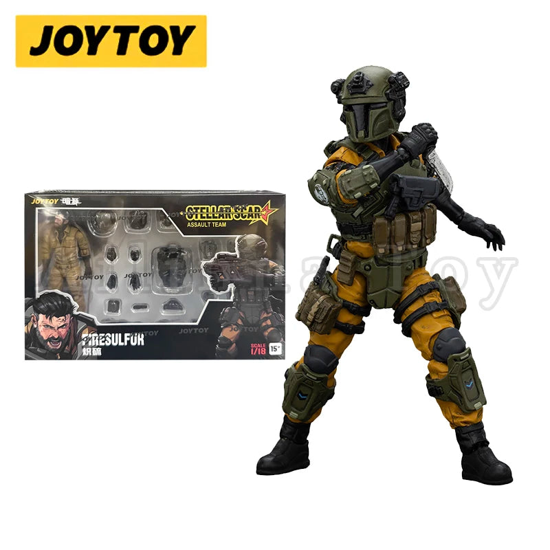 JOYTOY 1/18 Action Figure Dark Source Stellar Scar Assault Team Anime Military Model