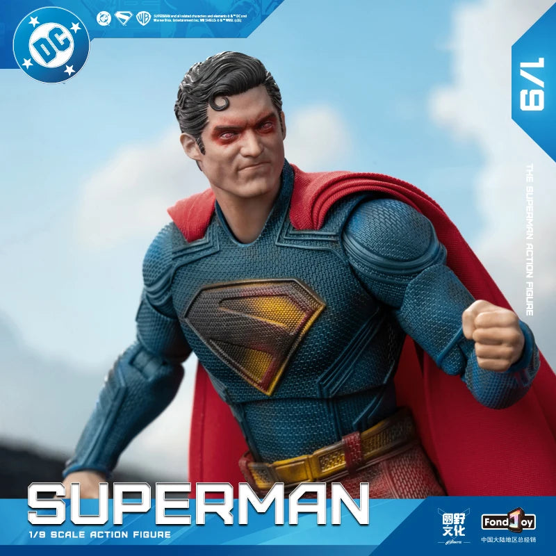 Fondjoy Superman 1/9 Scale War Damage Version DC Action Figure Collectible Model Toy Superhero Ornament Gift For Collectors