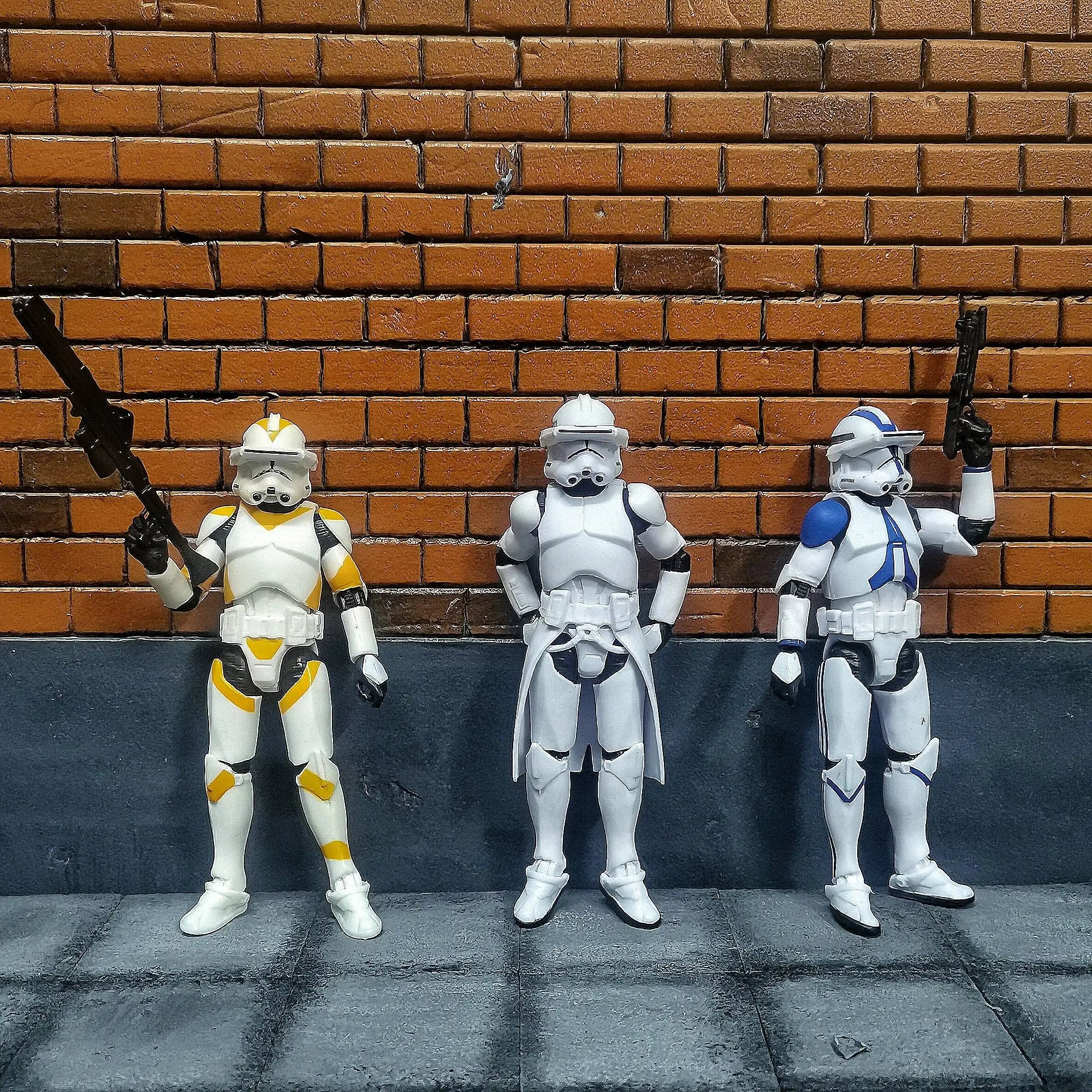 Star Wars 3.75 Inch Trooper 1/18 501st Legion Action Figure Hardcase REX Anakin Dogma Tup Toys Model Loose