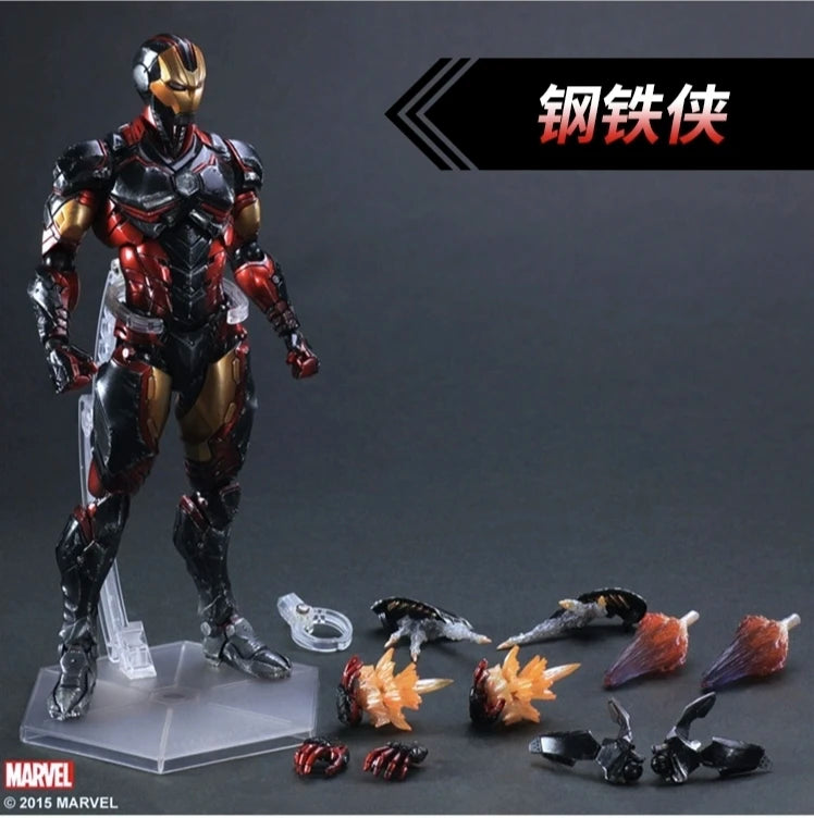 Iron Man Spider-Man Thor Doctor Strange Normal Version Color Change Version Moving Model Gift Collection