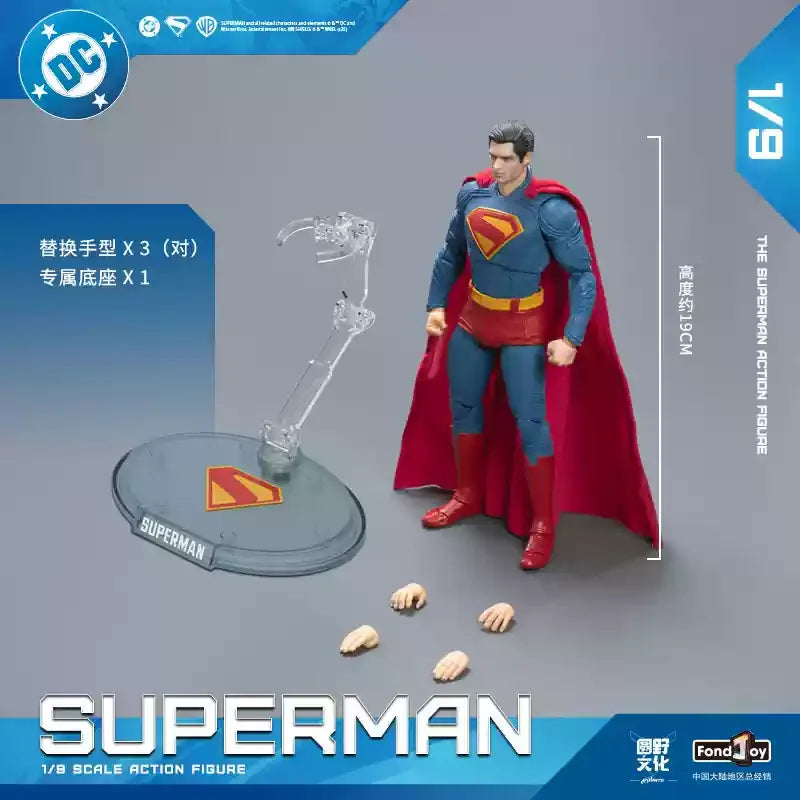 Fondjoy Superman 1/9 Scale War Damage Version DC Action Figure Collectible Model Toy Superhero Ornament Gift For Collectors