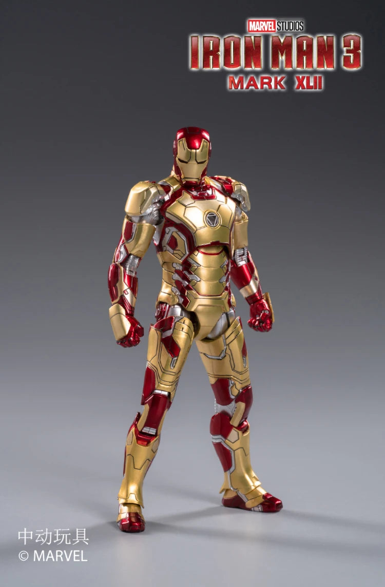 ZD Original Iron Man MK30 Blue Steel 1/10 Iron Patriot MK3 Marvel legends War Machine 10th Anniversary Action Figure Model Gift