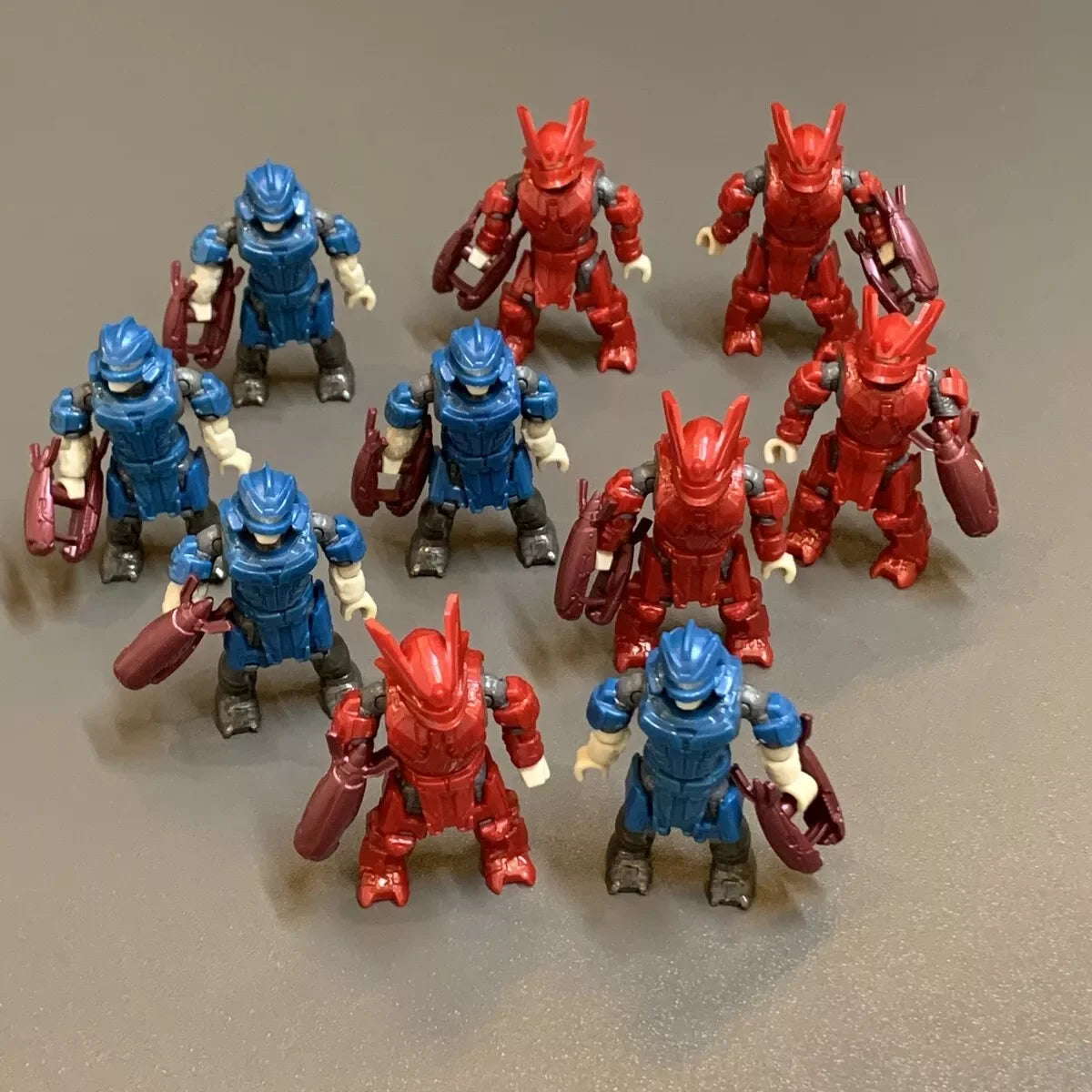 Mega Bloks Construx UNSC Marine Infinite Series Recon Getaway Elite Mercenary Spartan  Brute Troopers Micro Figures Toys