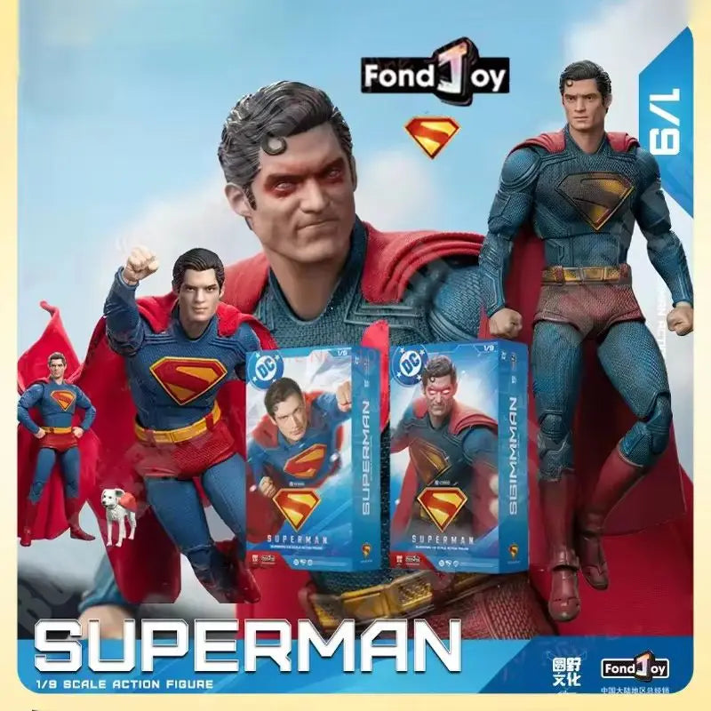 Fondjoy Superman 1/9 Scale War Damage Version DC Action Figure Collectible Model Toy Superhero Ornament Gift For Collectors