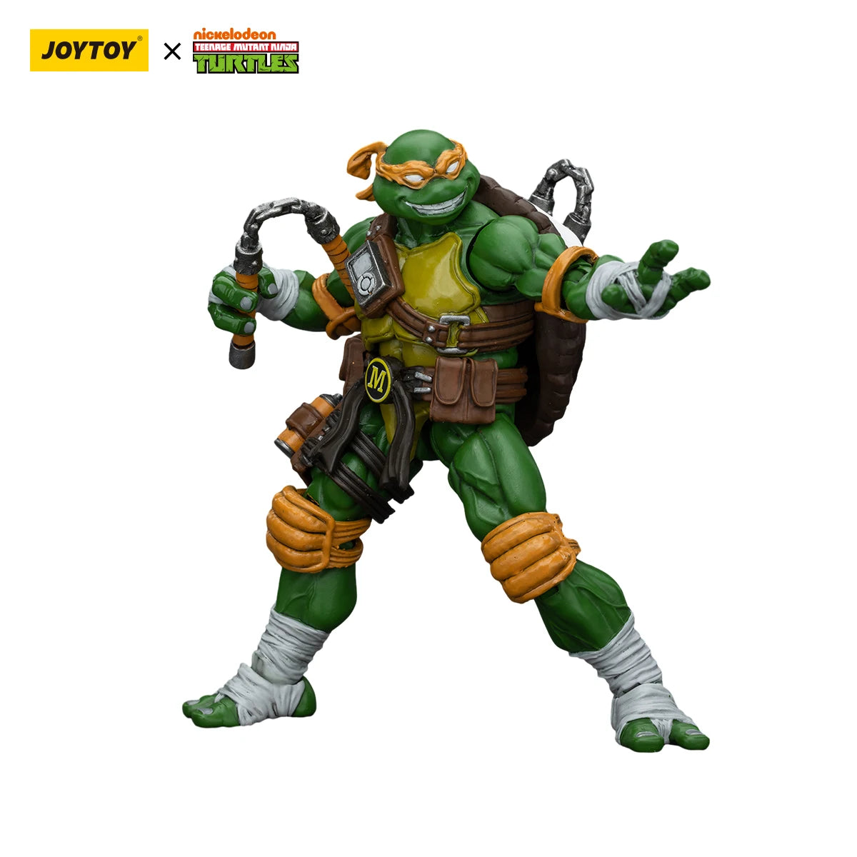 JOYTOY 1/18 Action Figure TMNT Ninja Turtles Michelangelo Donatello Leonardo Raphael Anime figures Toys Model
