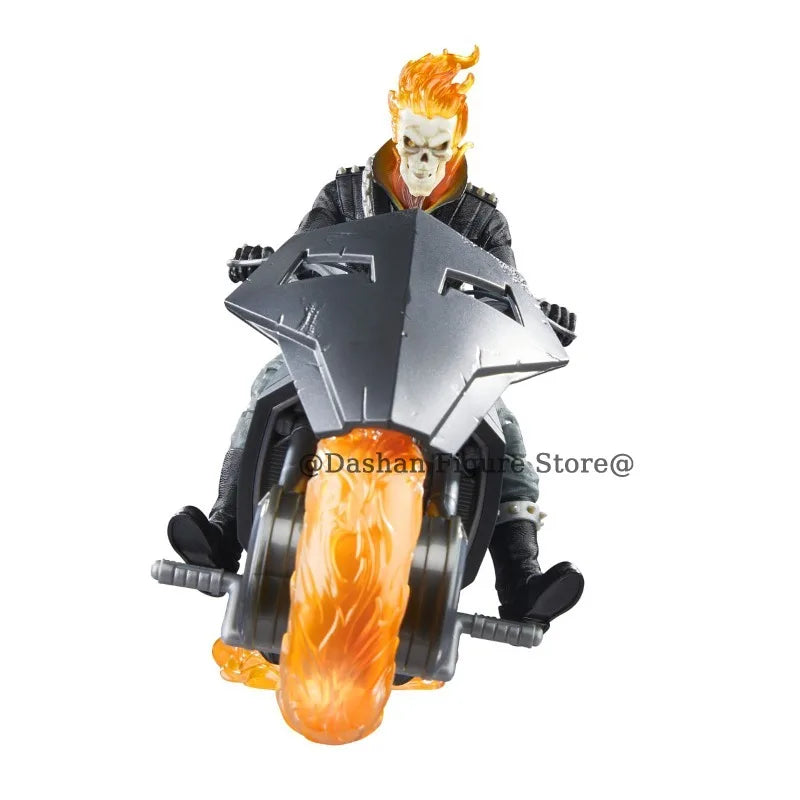 Anime Ghost Rider Action Figure Johnny Blaze Celebrating Figurine 85th Anniversary 6" Collection Model Statue Toys Holiday Gifts