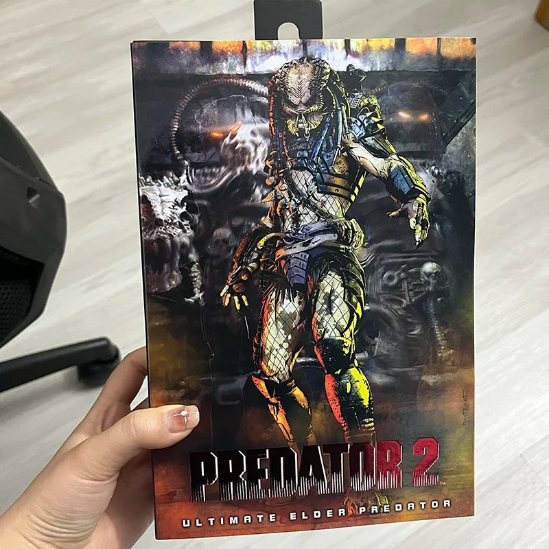 NECA Ultimate Elder Predator Action Figure Model Toys Joint Movable Horror Doll Christmas Present For Children