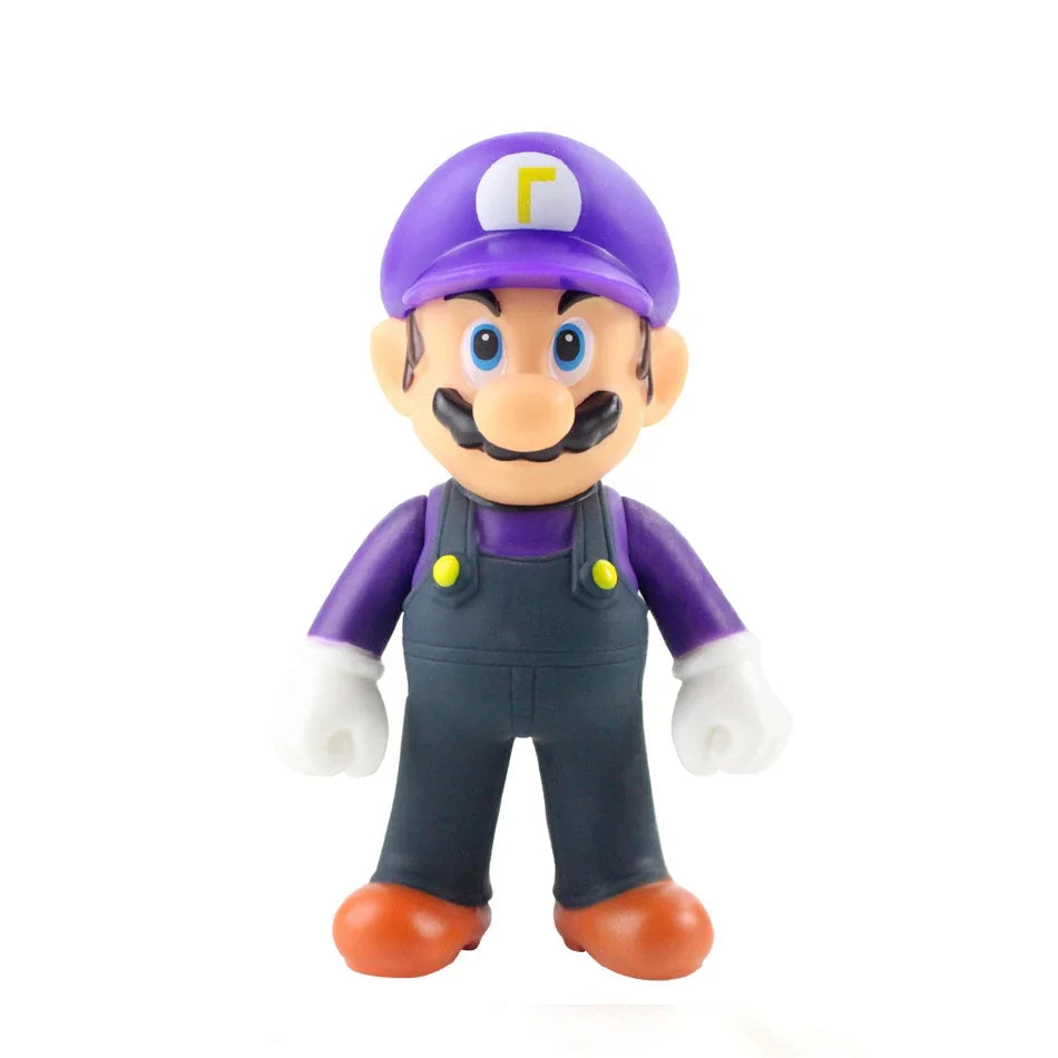 Super Mario Bros Cartoon Dolls Model Birthday Gift Anime Figures Luigi Yoshi Mario Creative Collectible Model Toys.*
