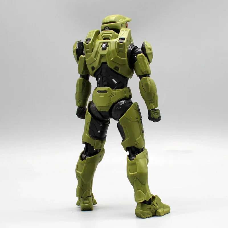 18cm Halo Master Chief Anime Figure  Mjolnir Mark Vi Gen 3 Figurine 1/12 Statue Model Doll Desk Collectible Decora Toys Gifts
