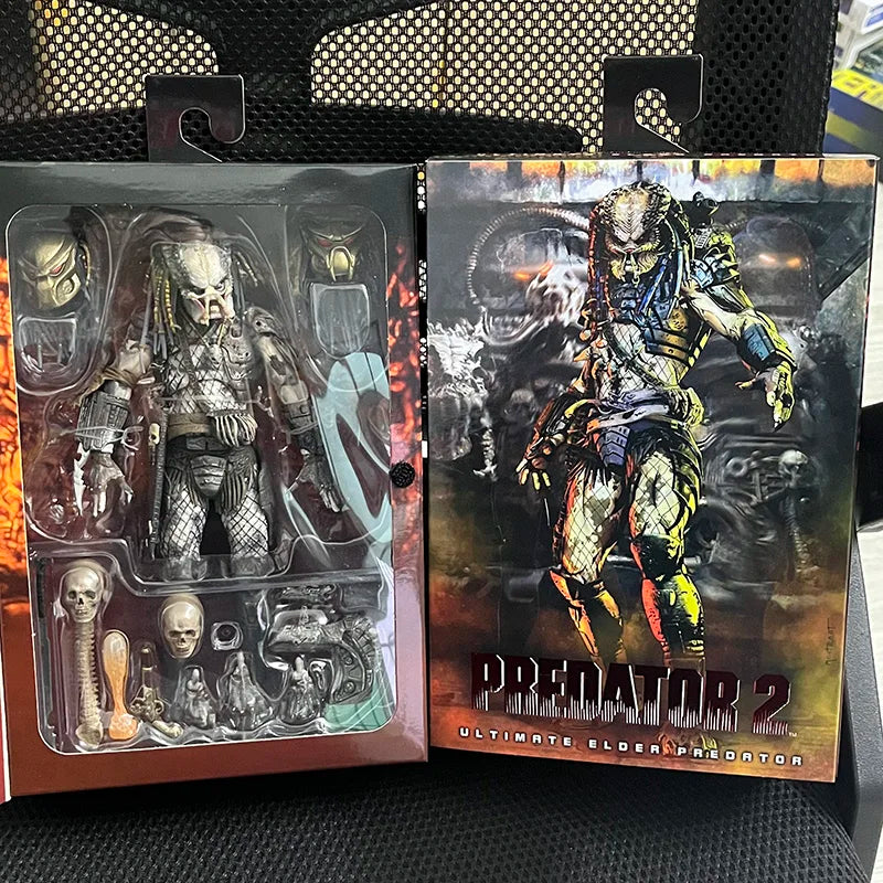 NECA Ultimate Elder Predator Action Figure Model Toys Joint Movable Horror Doll Christmas Present For Children