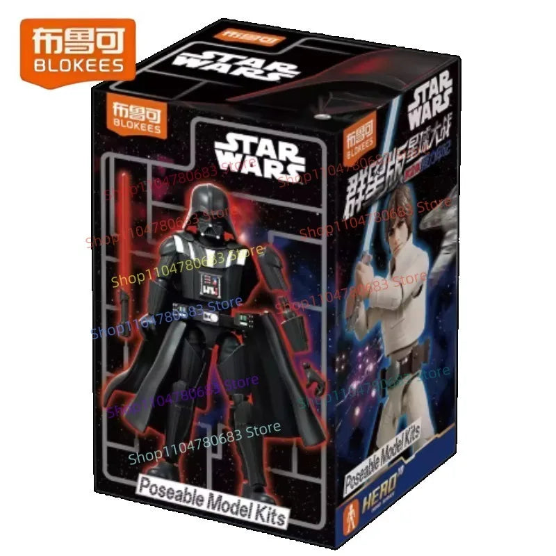 BLOKEES  Star Wars Version 2 DARTH VADER Stormtroopers Boba Fett Building Blocks Assembly Model Ornament Toy Action Figure Gift
