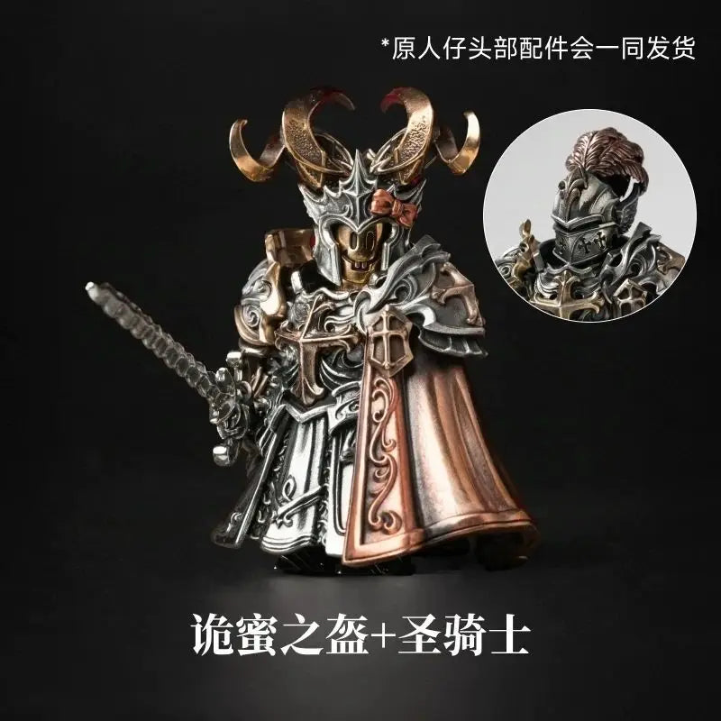 2026 Big Player Series Strange Helmet DIY Head Magnetic Detachable Metal Figurine Desktop Decoration Cultural Creative Souvenir