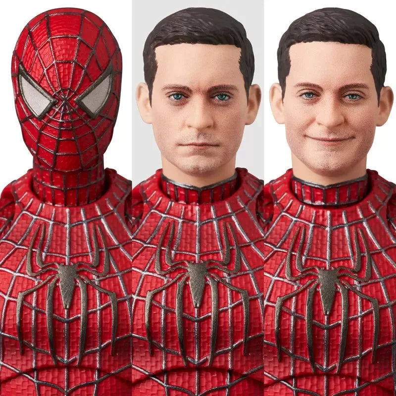 Mafex 241 Tobey Maguire Spider Man No Way Home Friendly Neighborhood Anime Action Figure KO Model Collection Toys Gifts