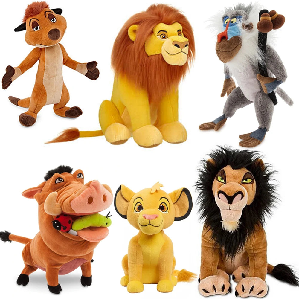 Disney Lion King Simba Scar Luau Pumbaa Mufasa Nala Plush Toys Dolls Collection Disney Lion King Stuffed Toys Gifts for Kids