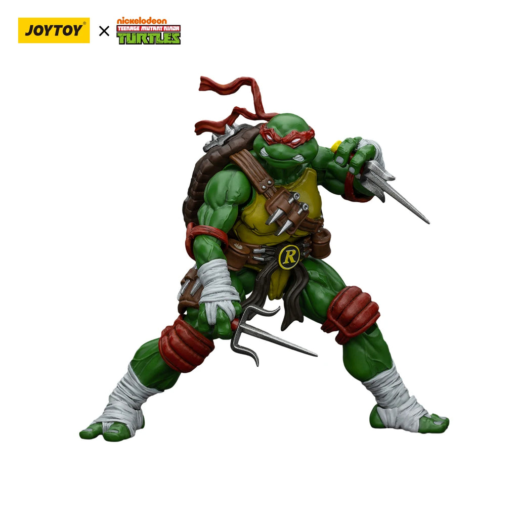 JOYTOY 1/18 Action Figure TMNT Ninja Turtles Michelangelo Donatello Leonardo Raphael Anime figures Toys Model