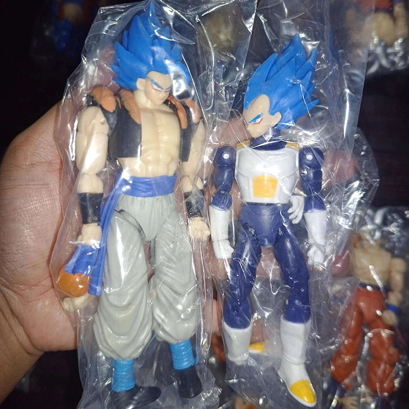 Anime Dragon Ball Z Action Figures Set-Son Goku Son Gohan Vegeta Frieza-Collectible Assembly Model Toys Boys Festival Gifts