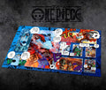 60*35cm Anime One Piece OPCG GAME Card PlayMat Comic Series New Four Emperors Teach Shankusu Buggy Luffy Chopper Collection Toys
