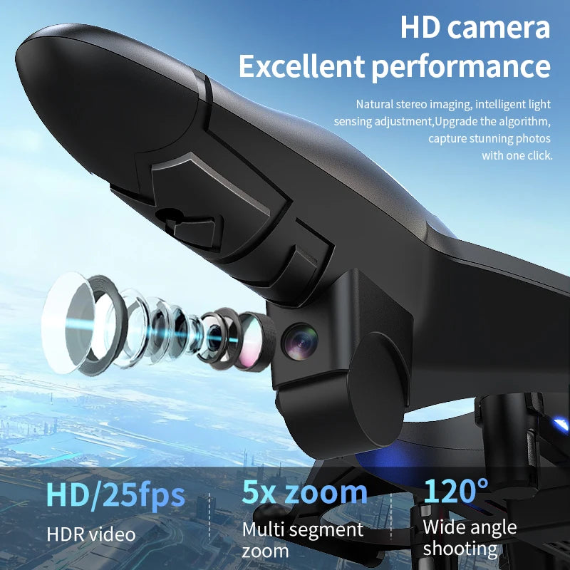 2026 New YP5MAX RC Foam Airplane 2.4GWIFI Fighter Stunt Tumbling Helicopter with Colored LED Lights Toys