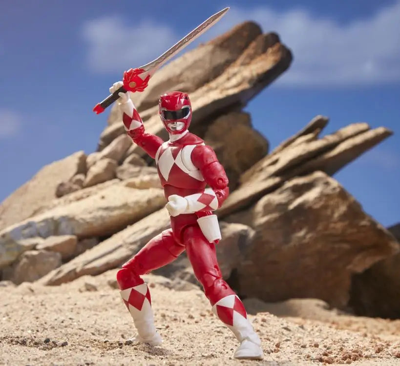 Hot Power Rangers Red Ranger Anime Figure Lightning Collection Dino Fury Action Figures Statue Model Doll Toys Gifts