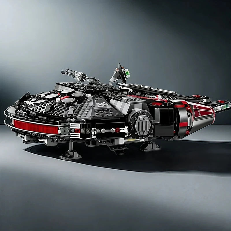 2026 New Moc 1579PCS Dark Falcon Millennium Collection Spacecraft Building Blocks 75389 DIY Model Set Children's Toy Gift