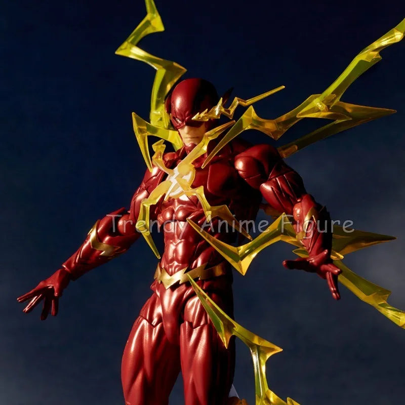 Revoltech Amazing Yamaguchi Flash Action Figure Movable 17cm Flashpoint Model Kaiyodo Flash Figures Toy Collection Holiday Gifts