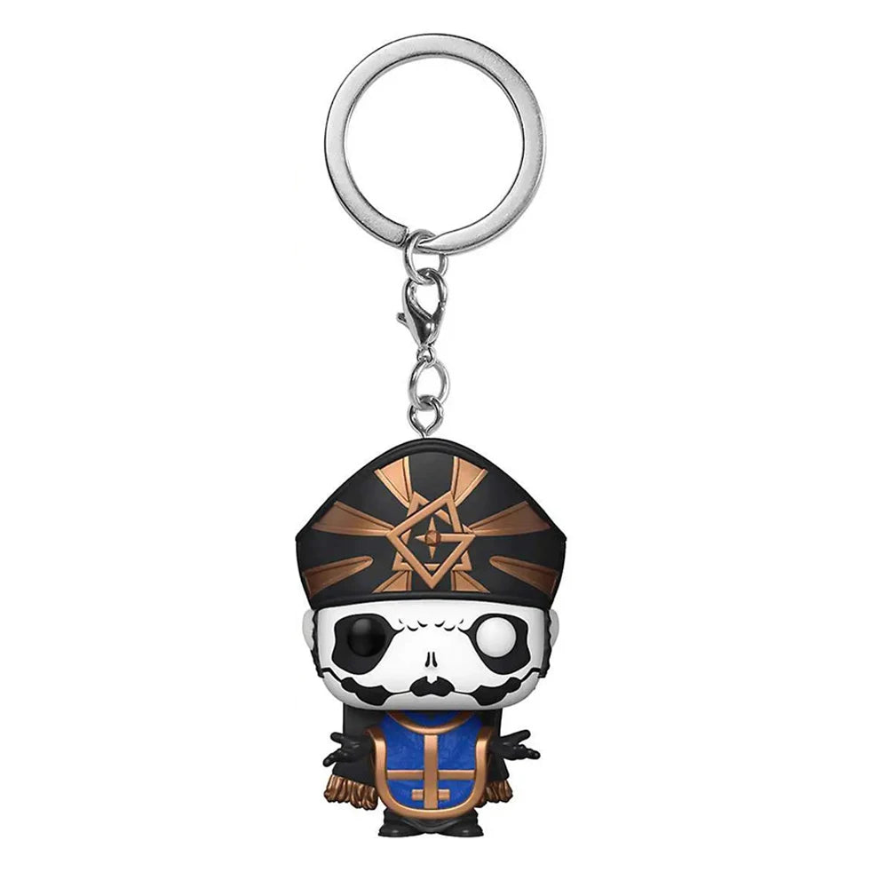 Ghost Emeritus Pocket Keychain Papa Figure Model Toy