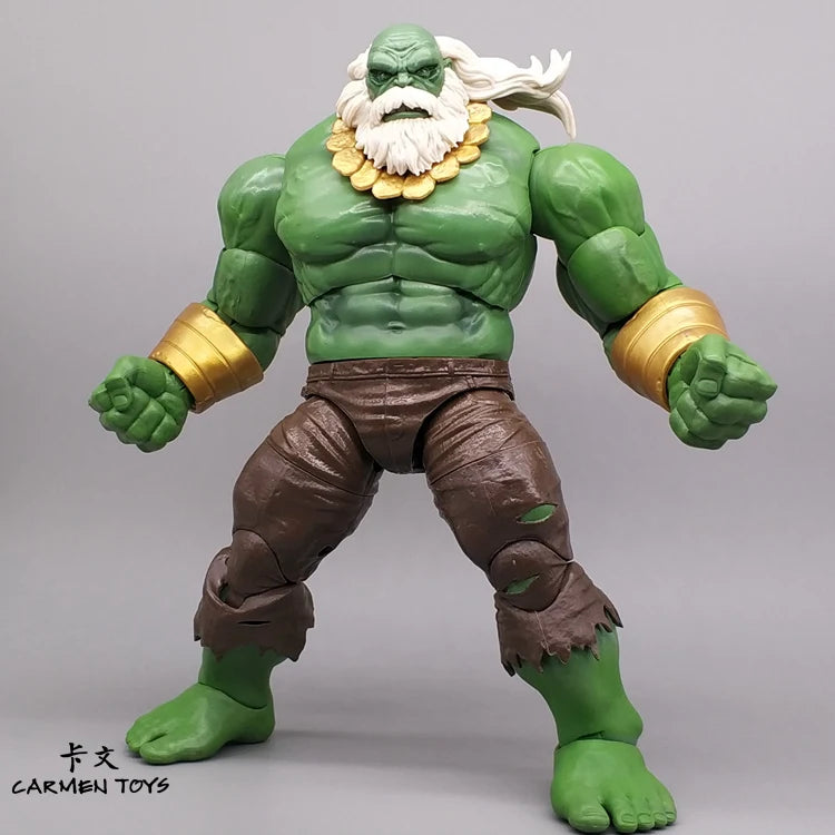 Hulk Figure Bruce Banner Action Figuras Movie The Avengers Maestro Figurine Model Ornament 20cm GK Statue Toys Gift for Kids