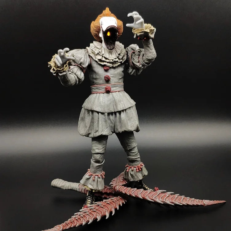 Neca Pennywise Joker Figure Stephen King'S It Pennywise Joker Clown Model Halloween Horror Toy Christmas Collect Hobbies Gifts