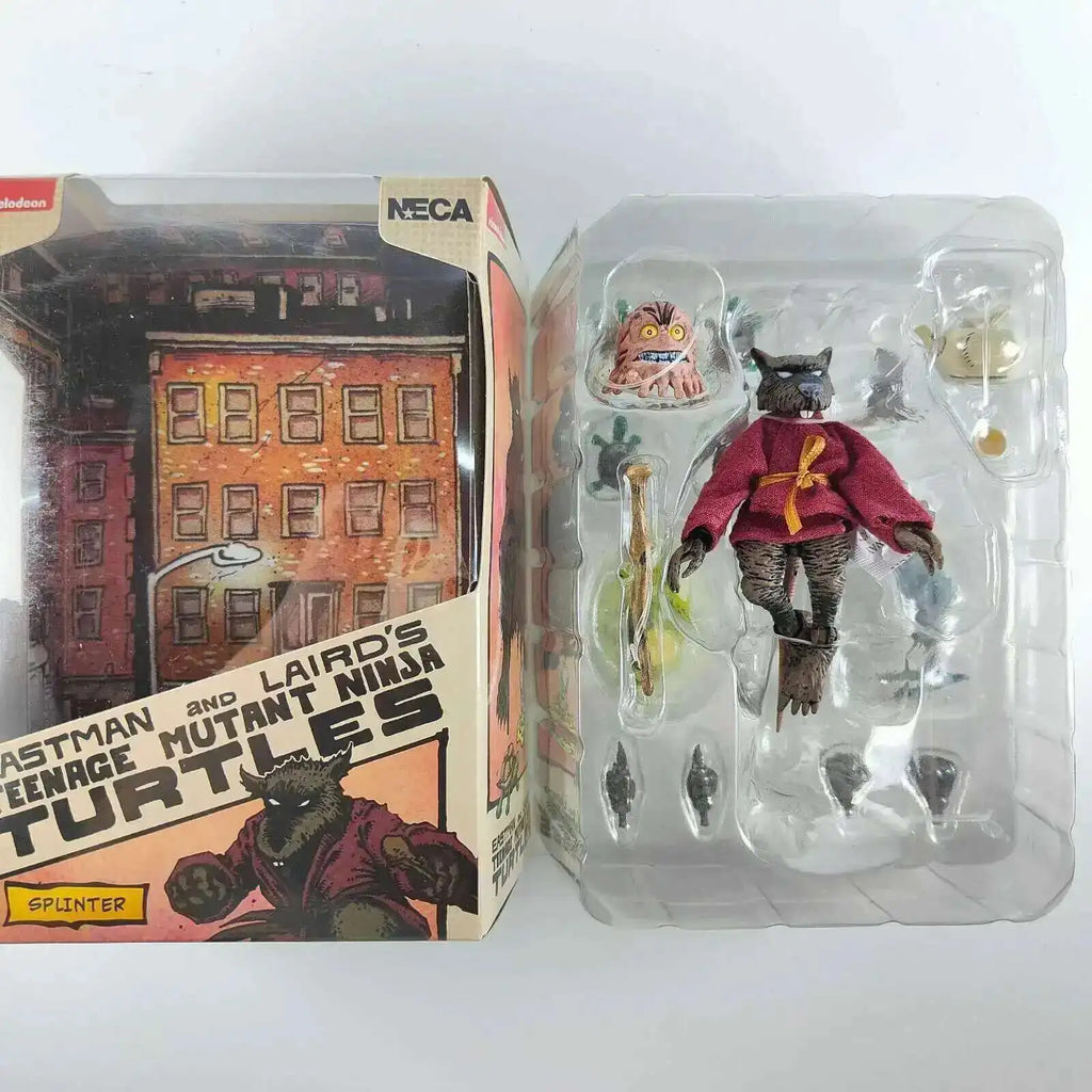 Teenage Splinter NECA 54309 Mutant Ninja Turtles (Mirage Comics) 7inch Halloween Gift In Stock Action Figure Model Toys