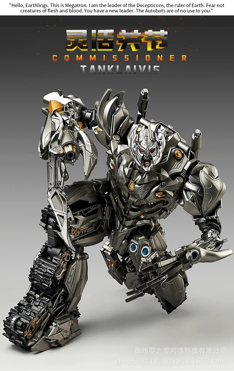 30cm Transformation Megatron Optimus Prime Bumblebee Deformation Movie G1 Anime Figure Action Figure Alloy Robot Mode Toys Gifts