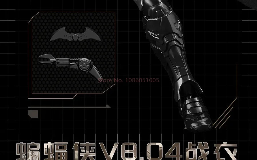 F5 ROUNDD CULTURE Batman: Arkham Knight Deathstroke Red Hood Anime Figure Blind Box Assemble Movable Model Toys Collection Gifts